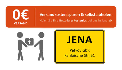 Ab sofort: Abholung vor Ort und Versandkosten sparen - Versandkosten sparen und selbst abholen