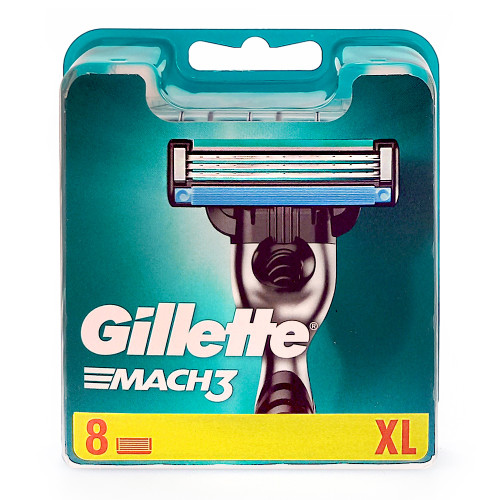 Gillette Mach3 Rasierklingen, 8er Pack
