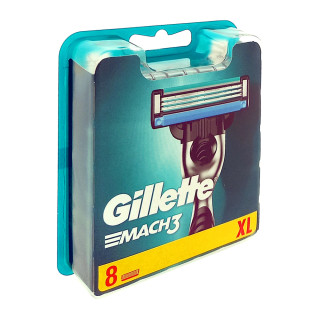 Gillette Mach 3 Rasierklingen, 8er Pack