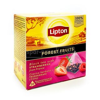 Lipton Schwarztee Forest Fruits, 20er Pack