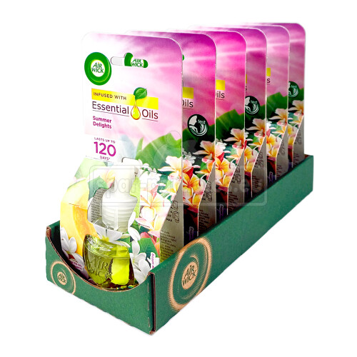 Air Wick fragrance plug-in refill Summer Delights, 19 ml x 6