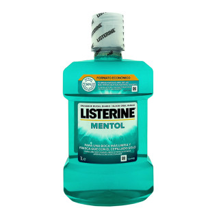 Listerine Mundspülung Cool Mint Menthol milder Geschmack, 1 Liter