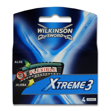 Wilkinson Xtreme3 razor blades, pack of 4 x 2