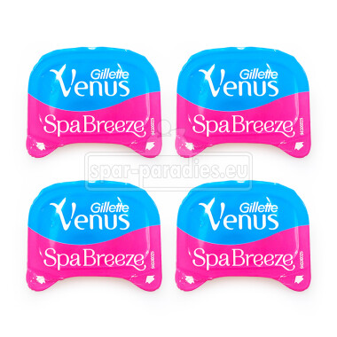 Gillette Venus Comfortglide Spa Breeze razor blades, pack of 4