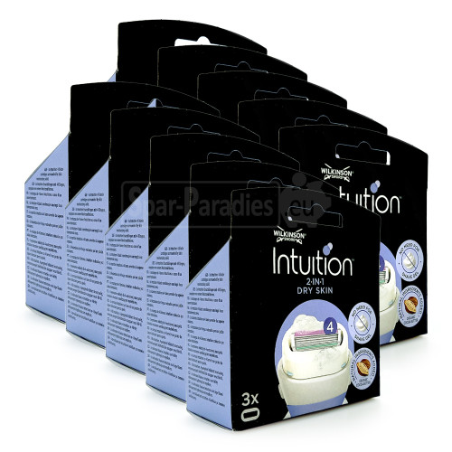 Wilkinson Intuition Dry Skin Rasierklingen, 3er Pack x 10