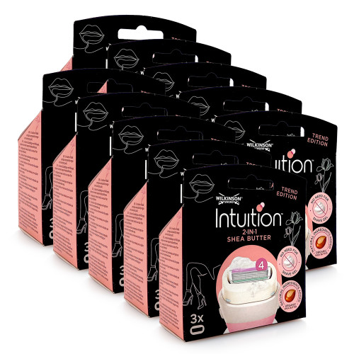Wilkinson Intuition Ultra Moisture Rasierklingen, 3er Pack x 10