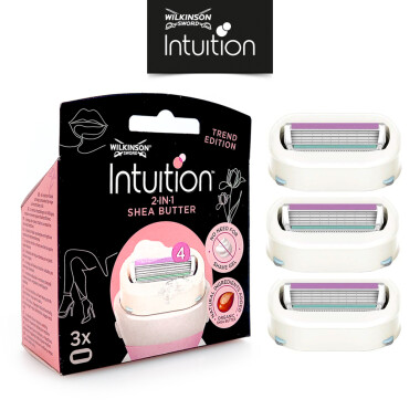 Wilkinson Intuition 2-in-1 Shea Butter Rasierklingen, 3er...