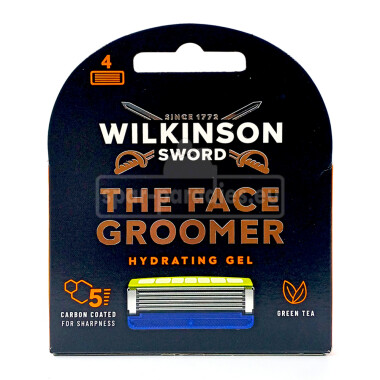 Wilkinson Hydro 5 The Face Groomer Rasierklingen, 4er Pack