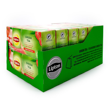 Lipton Green Tea Red Fruits, pack of 25 x 12