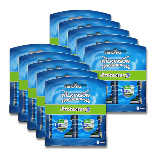 Wilkinson Protector 3 Rasierklingen, 8er Pack x 10
