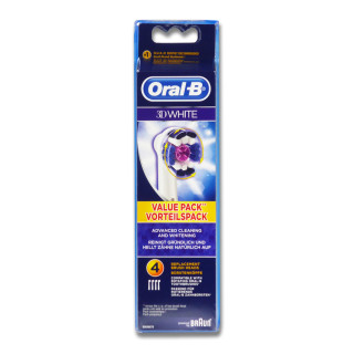 Oral-B 3D White Aufsteckbürsten, 4er Pack