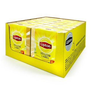 Lipton Yellow Label Black Tea, 100 pack x 12