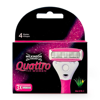 Wilkinson Quattro for Women razor blades, pack of 3 x 10