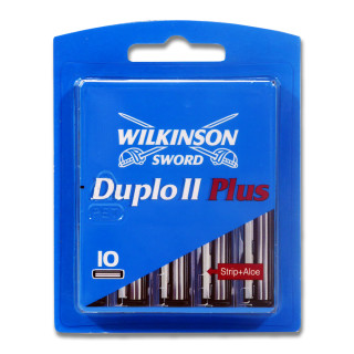 Wilkinson Sword Duplo II Plus razor blades, pack of 10 x 10