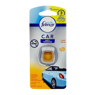 Febreze Car Air Freshener Anti-Tobacco Citrus, 2 ml