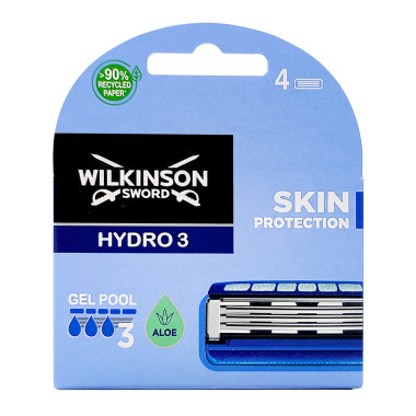 Wilkinson Hydro 3 Skin Protection Rasierklingen, 4er Pack...