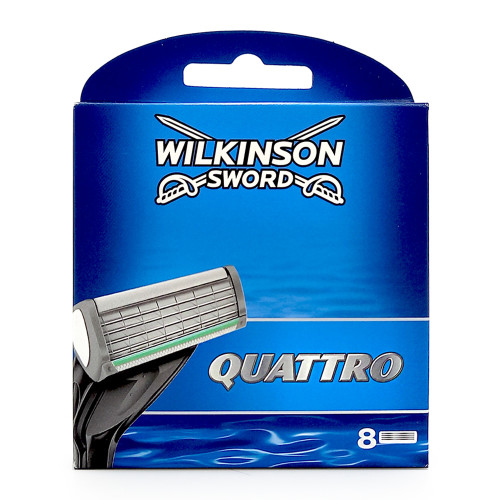 Wilkinson Quattro Plus Rasierklingen, 8er Pack