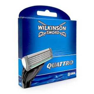 Wilkinson Quattro razor blades, pack of 8