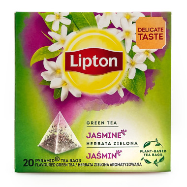 Lipton Green Tea Jasmine Petals, pack of 20