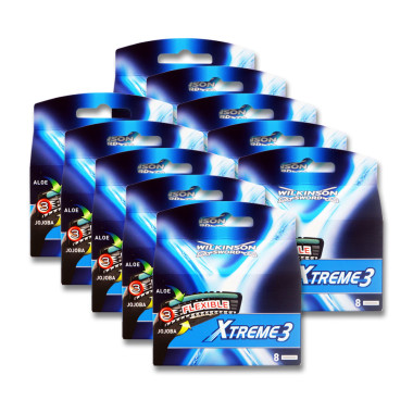Wilkinson Xtreme3 razor blades, pack of 8 x 10