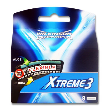 Wilkinson Xtreme3 razor blades, pack of 8 x 10