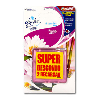 Glade by brise Discreet Refill Relaxing Zen double pack, 2 x 8 g