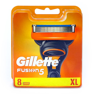 Gillette Fusion razor blades, pack of 8 x 10