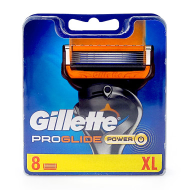 Gillette Fusion5 ProGlide Power razor blades, pack of 8 x 10