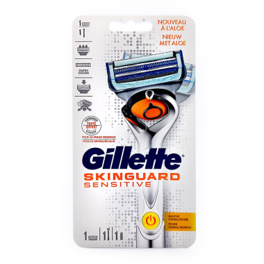 Gillette SkinGuard Sensitive Power Razor with ALoe Vera