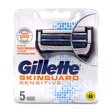 Gillette SkinGuard Sensitive Rasierklingen, 5er Pack