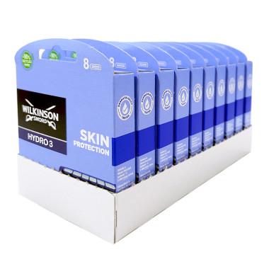 Wilkinson Hydro 3 Skin Protection Rasierklingen, 8er Pack x 10