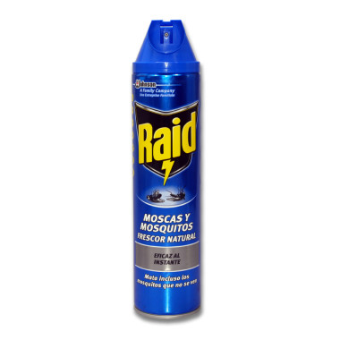 Raid insect spray, 600 ml x 6