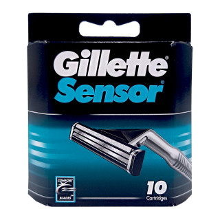Gillette Sensor Rasierklingen, 10er Pack x 12