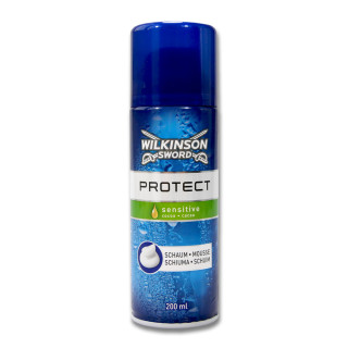 Wilkinson Protect Sensitive Shaving Foam, 200 ml x 6