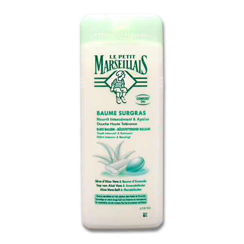 Le Petit Marseillais shower bath for sensitive skin with aloe vera & almond butter, 400 ml