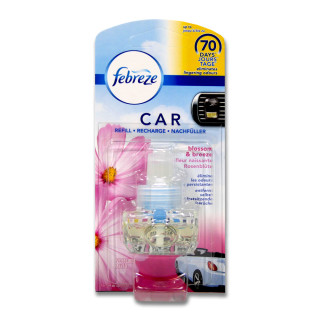 Febreze Car air freshener Fresh Escapes blossom & breeze refill, 7 ml x 6