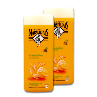 Le Petit Marseillais shower gel Verbena &amp; Lemon, 2 x 400 ml