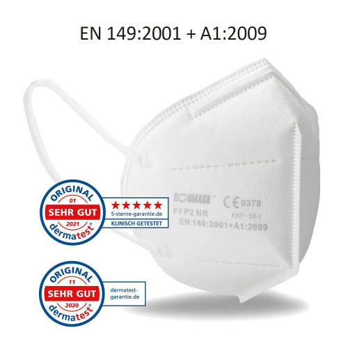 Koumask FFP2 Mund-Nasen Atemschutzmaske EN 149:2001 + A1:2009
