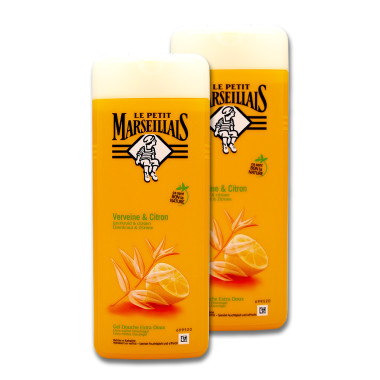 Le Petit Marseillais shower gel Verbena & Lemon, 2 x 400 ml x 6
