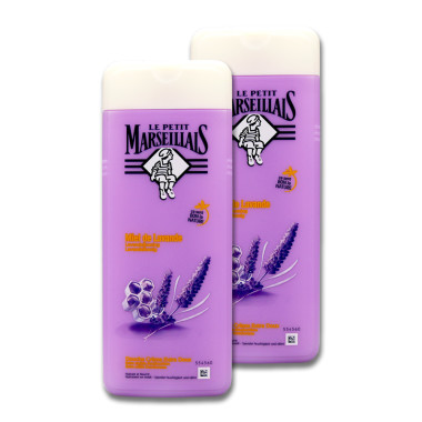 Le Petit Marseillais shower cream with lavender honey, 2 x 400 ml x 6