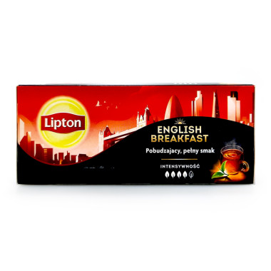 Lipton black tea English Breakfast, 25 tea bags