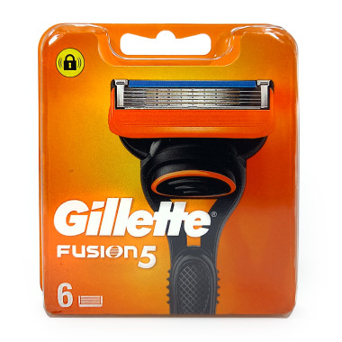 Gillette Fusion razor blades, pack of 6