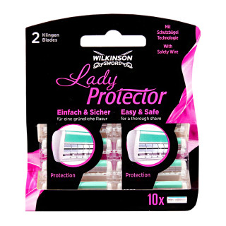 Wilkinson Lady Protector razor blades, pack of 10 x 10