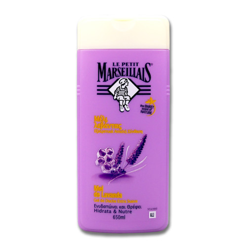 Le Petit Marseillais shower cream Lanvender Honey, 650 ml