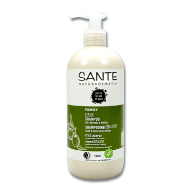 Sante Naturkosmetik Shampoo Family Repair Olivenöl & Ginkgo, 500 ml x 16