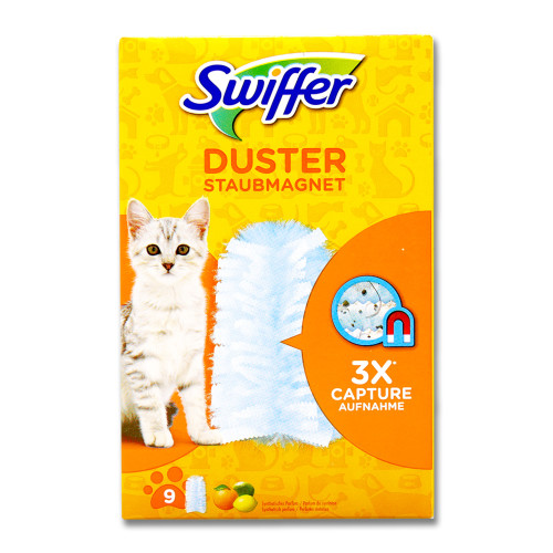 Swiffer Duster Staubmagnet T&uuml;cher Citrus, 9er Pack