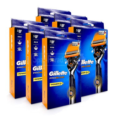 Gillette Fusion ProGlide Power Flexball Rasierer x 6