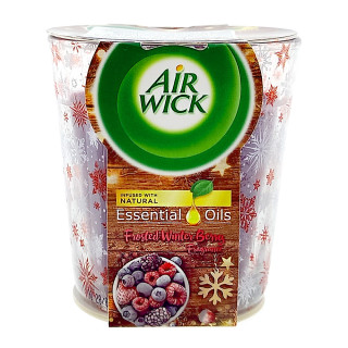 Air Wick Wohlfühl-Duftkerze Funkelnde Winterbeeren, 105 g x 6