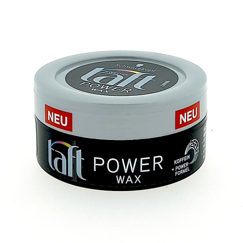 Schwarzkopf taft POWER Wax Haarwachs mit Koffein Halt 5, 75 ml