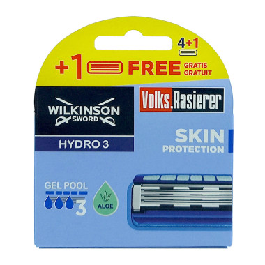 Wilkinson Hydro3 Skin Protection razor blades, pack of 5